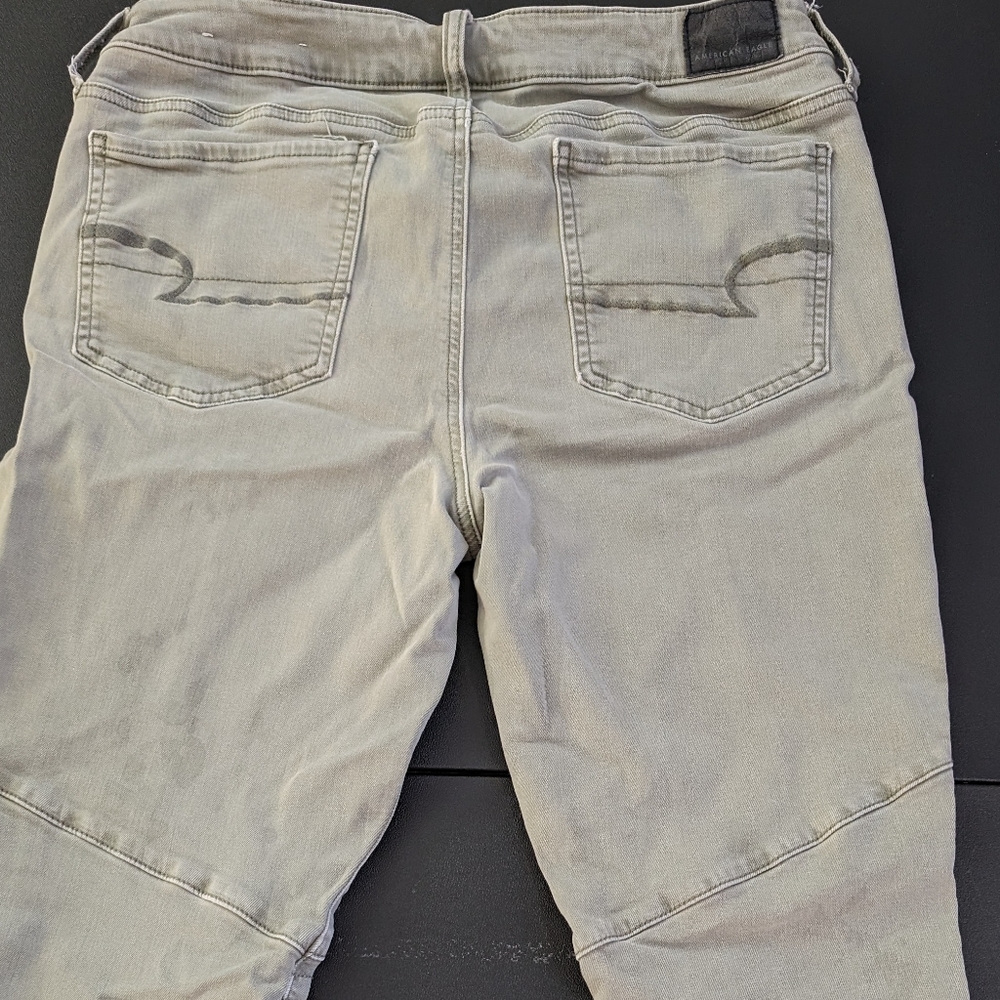 American Eagle jeggings green